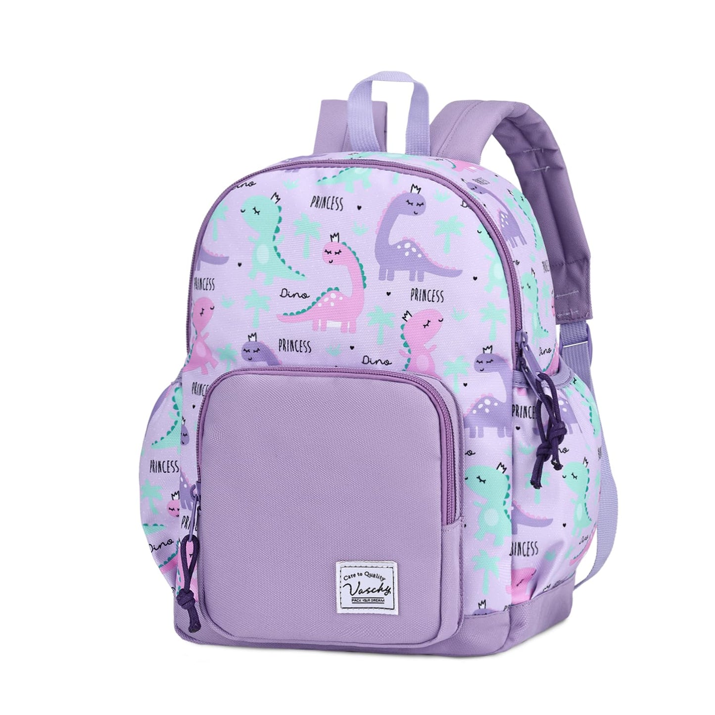Rucksack für Mädchen, 4-6 Jahre, Schulrucksack mit Seitentaschen und Brustgurt, 127-Einhorn, one size, Niedlich