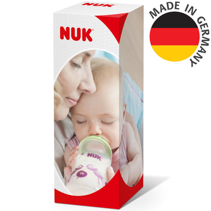 NUK Flexi Cup Trinklernbecher für Kleinkinder | 12+ Monate | 300 ml | Auslaufsicherer, weicher Trinkhalm | Clip & Schutzkappe | BPA-frei | Blau