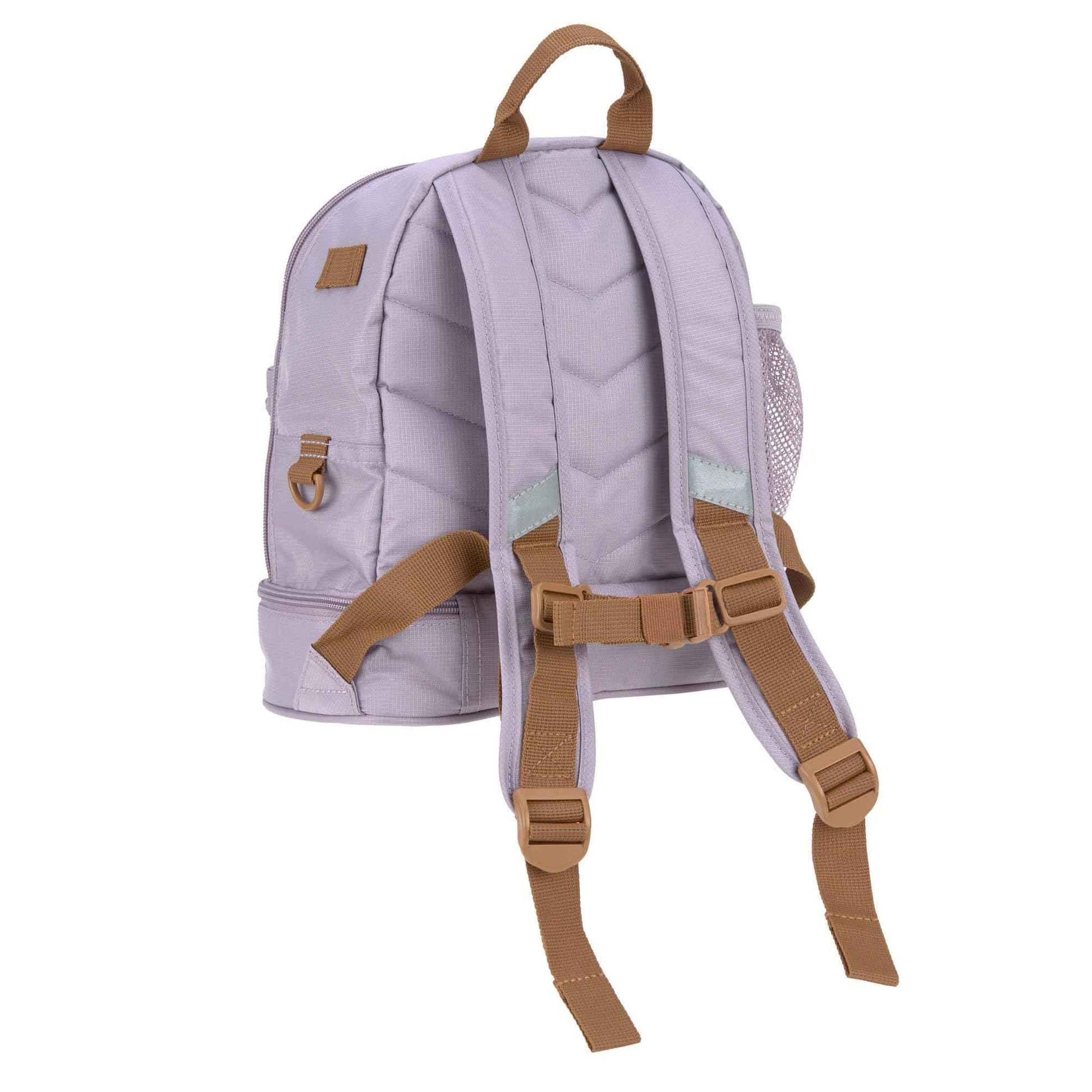 LÄSSIG Children's Backpack Nursery Bag with Chest Strap 6.5 L from 3 Years, Adventure Tractor, Kids Backpack