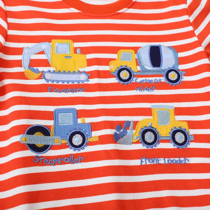 CM-Kid Sweatshirts Jungen Langarm Pullover Kinder Baumwolle Frühling Herbst Winter Warm Tops 1-7 Jahre Gr.92-122