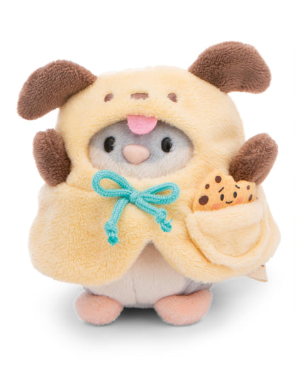 NICI MYMOCHI Kuscheltier Set - Kuscheltier Bär Nomo 8 cm mit Pommes und Bienenkostüm in Geschenkbox, Flauschiges Stofftier zum Kuscheln, Spielen und Liebhaben - 61142
