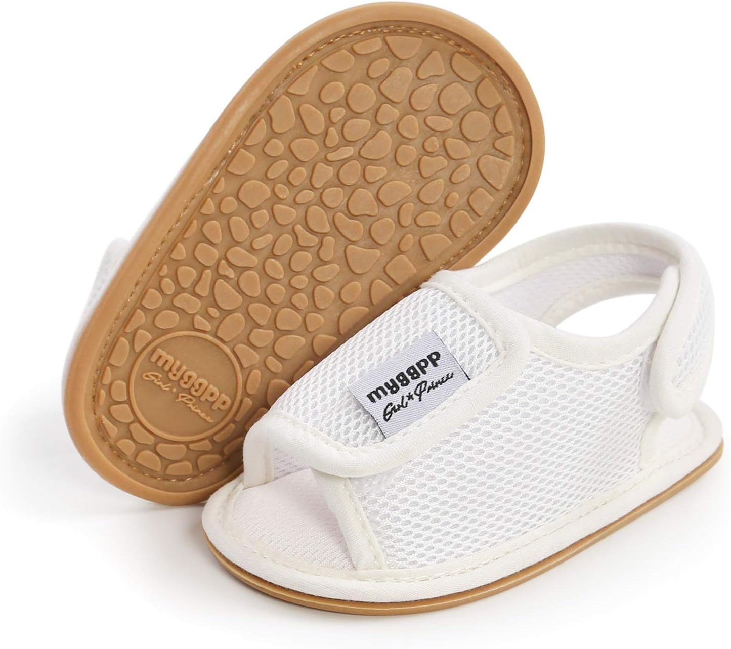 RVROVIC Babyschuhe für Jungen und Mädchen – Premium Weiche Anti-Rutsch Gummisohle für Säuglinge – Sommer Outdoor Sandalen für Kleinkind Erste Walker