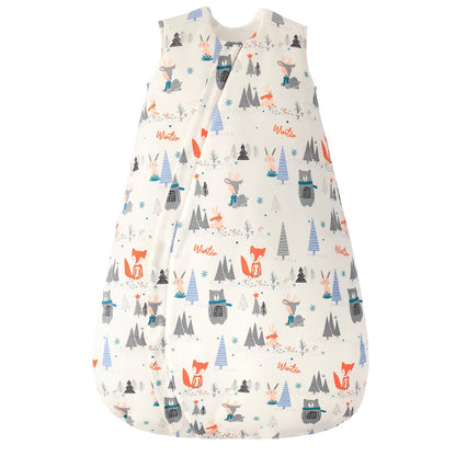 Looxii Baby Sleeping Bag Winter Cotton Winter Sleeping Bag 2.5 TOG Sleeping Bags Warm Baby Sleeping Bag Newborn for Autumn Winter Pink Rabbit 12-18 Months