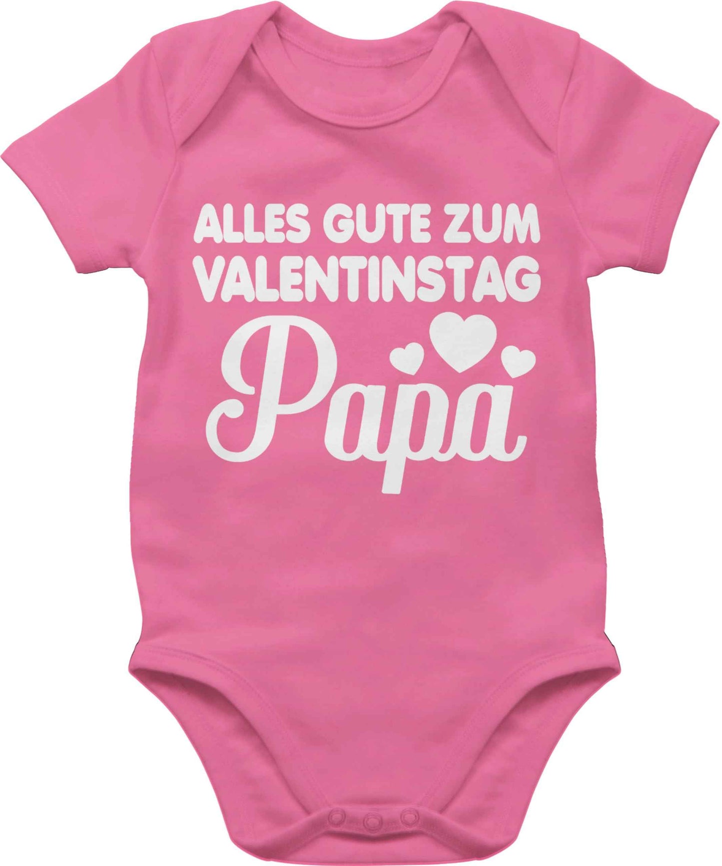 Shirtracer - Baby Body Junge Mädchen - Partner - Alles gute zum Valentinstag Papa - weiß