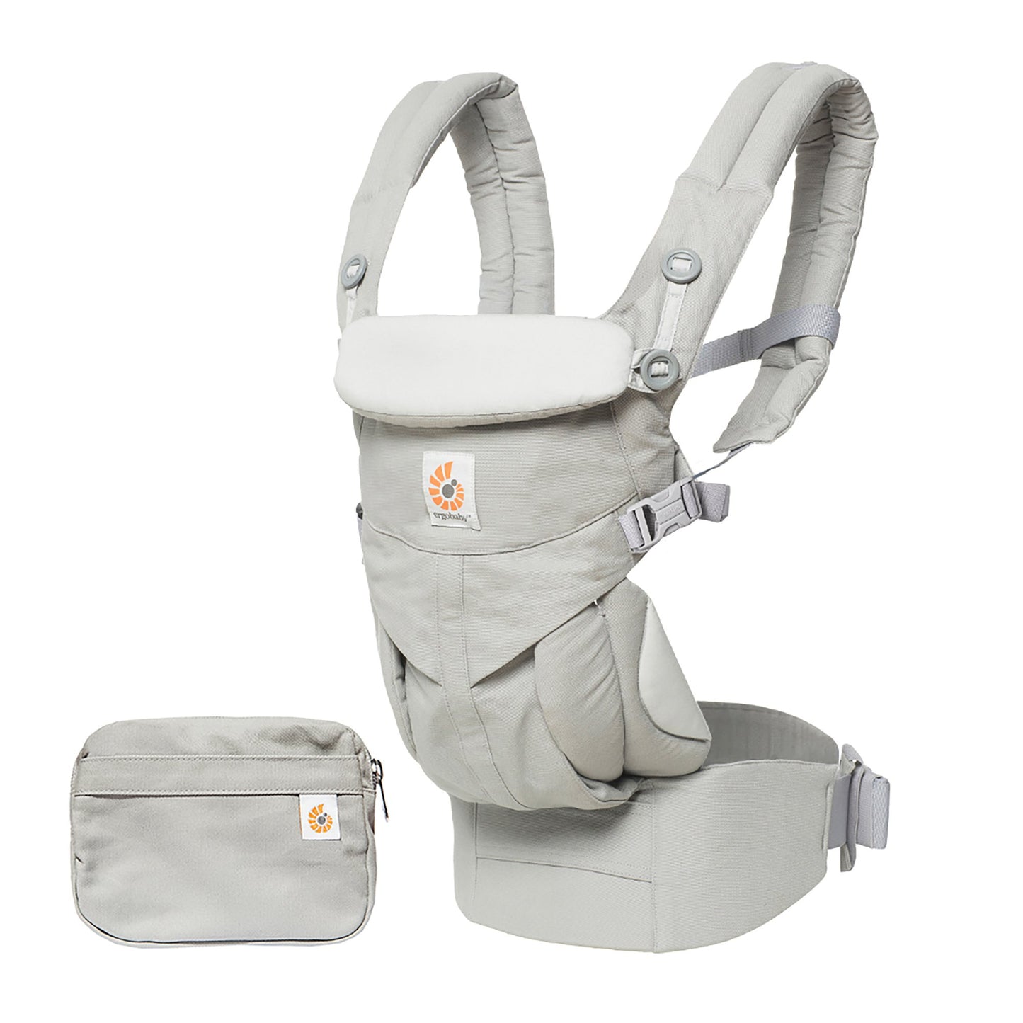 Ergobaby Babytrage, Omni 360 Cool Air Mesh mit 4 Positionen für Neugeborene bis Kleinkinder (0-4 Jahre), ergonomische Kindertrage und Rucksack, Mitternachtsblau