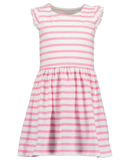 Blue Seven Mädchen Kleider mit Rundhalsausschnitt Jerseykleider Kurzarm Sommerkleider MARKETPLACE + ONLINE