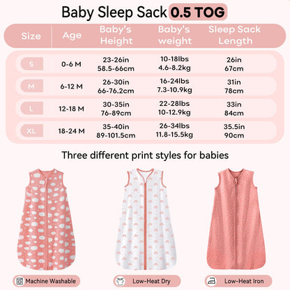 Unnivoll Baby Winter Sleeping Bag, 2.5 Tog, Baby Sleeping Bag, 0-6 Months, Cotton Baby Sleeping Bag, Newborn Winter Sleeping Bag, Baby, Warm and Soft, 67 cm, for Boys and Girls, Green