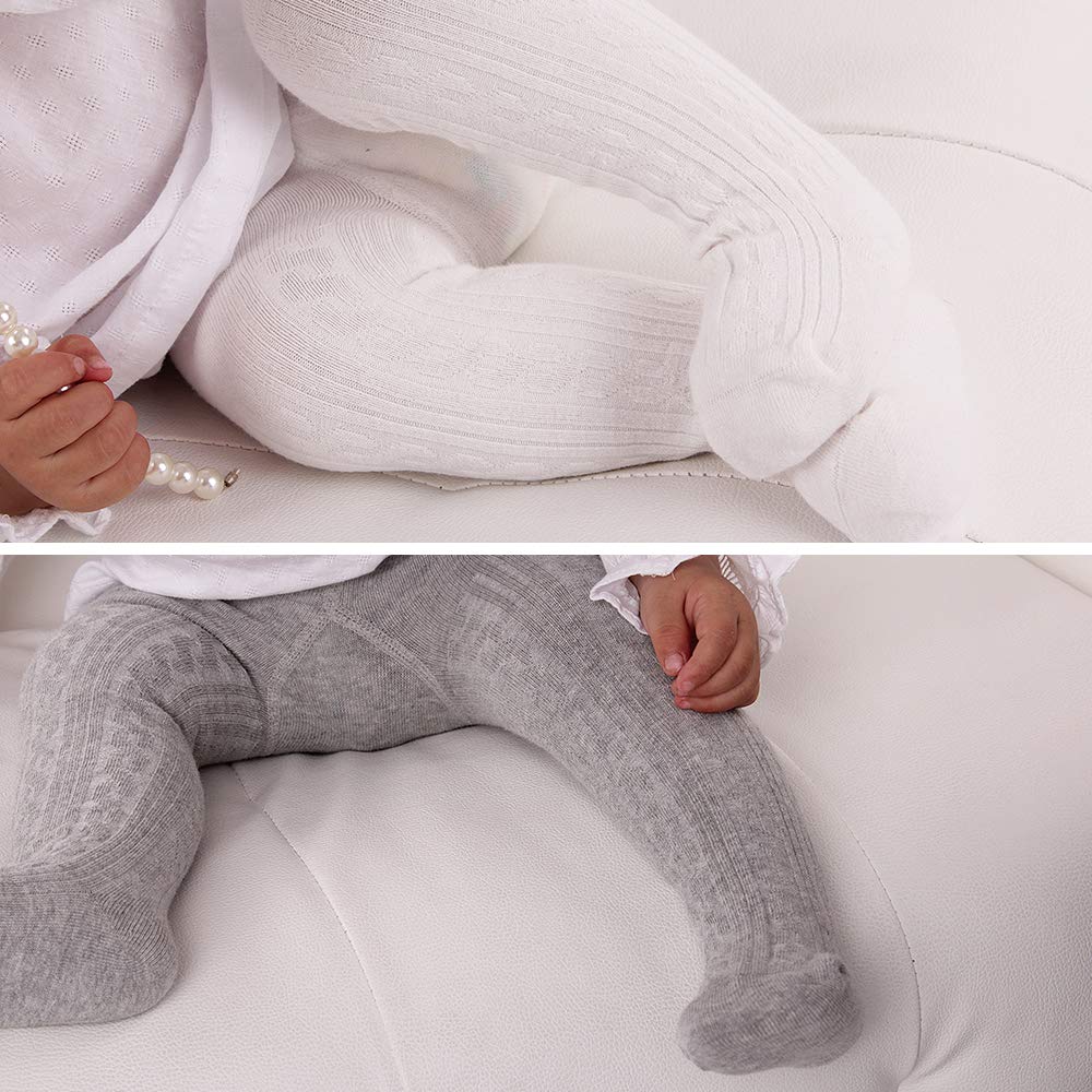 Baby Tights for Girls Soft Cotton Leggings Toddler Solid Knitted Socks Warm Stockings Newborn Trousers 