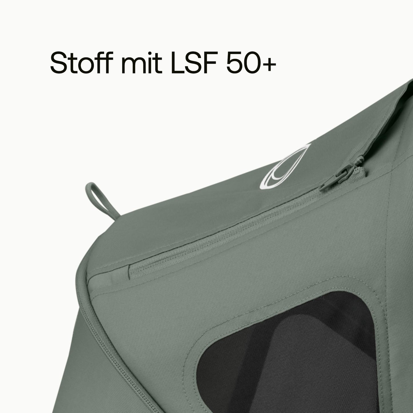 Bugaboo Dragonfly Sonnendach mit Lüftungsfenstern, ausziehbar für zusätzlichen und optimalen Sonnenschutz, wasserabweisend, Deep Indigo