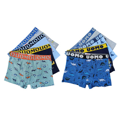 10er-Pack Jungen Boxershorts aus Baumwolle Gr.110-116,122-128,134-140