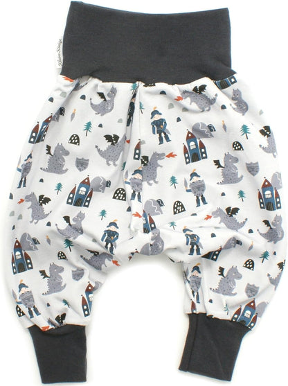 Kleine Könige Baby Boys' Baggy Trousers, Many Patterns, Ökotex 100 Certified, Sizes 50-128
