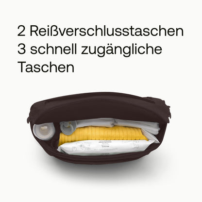 Bugaboo Kinderwagen Organizer-Tasche mit leicht zugänglichen Fächern. Praktisches Accessoire für alle Baby-Essentials in Desert Taupe