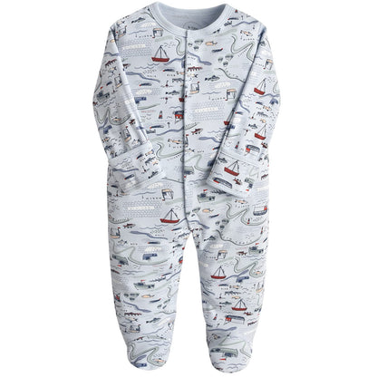 amropi Baby Mädchen Schlafstrampler 3er Pack Jungen Pyjamas Baumwolle Overalls Strampler für 0-12 Monate