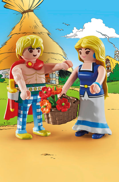 PLAYMOBIL Asterix 71542 Roman Camp, Exciting Conquest of the Camp by the Gauls, Includes Magic Potion for More Body Strength, Detailed Toy for Children from 5 Years