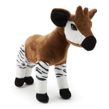 Zappi Co Rhinoceros Rhinoceros Plush Toy (22 cm) Horned Miracle - Soft, Cuddly, 100% Recycled - Mighty African Friend