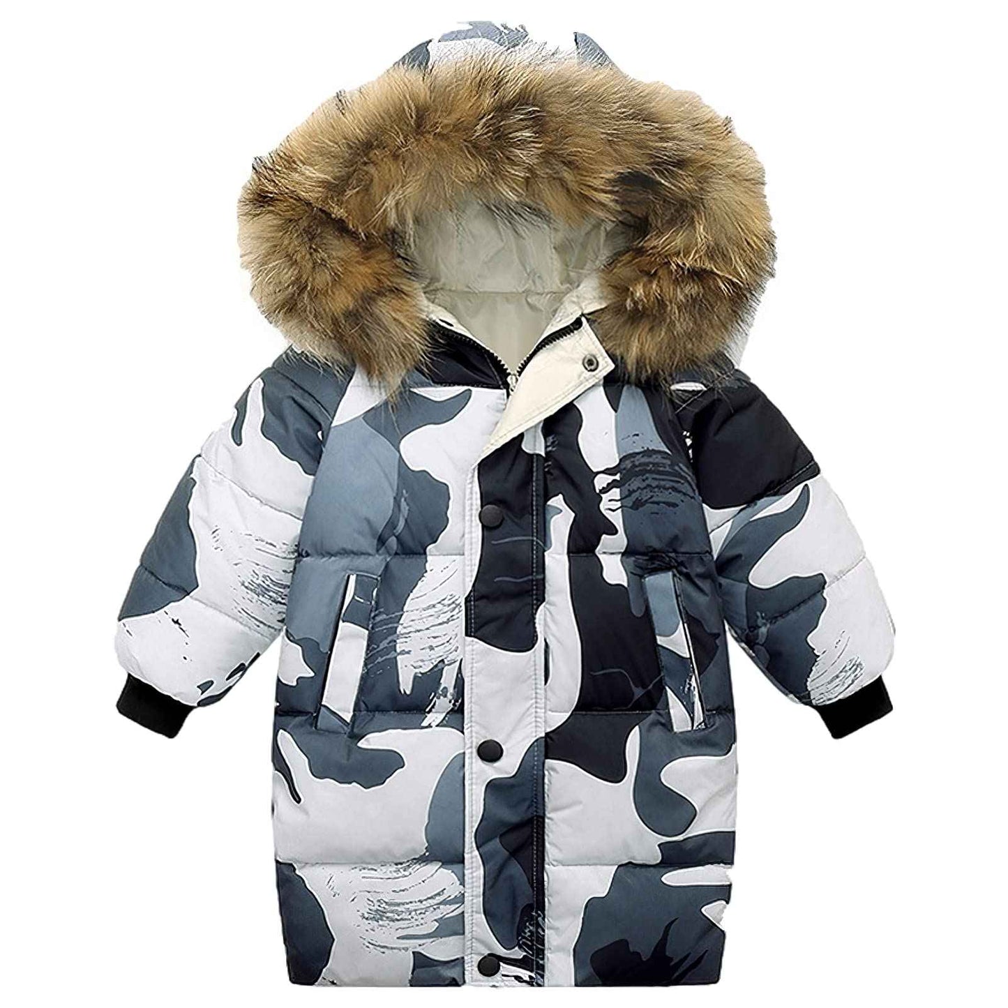 Children's Girls' Jacket with Hood Winter Jacket Winter Coat Children's Jacket for 2-10 Years