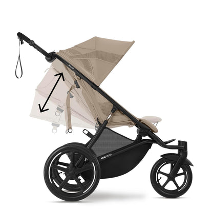 CYBEX Gold AVI SPIN Kinderwagen, Ab Geburt bis ca. 4 Jahre, Max. 111 cm und 22 kg, City-, All-Terrain-Kinderwagen, Moss Green