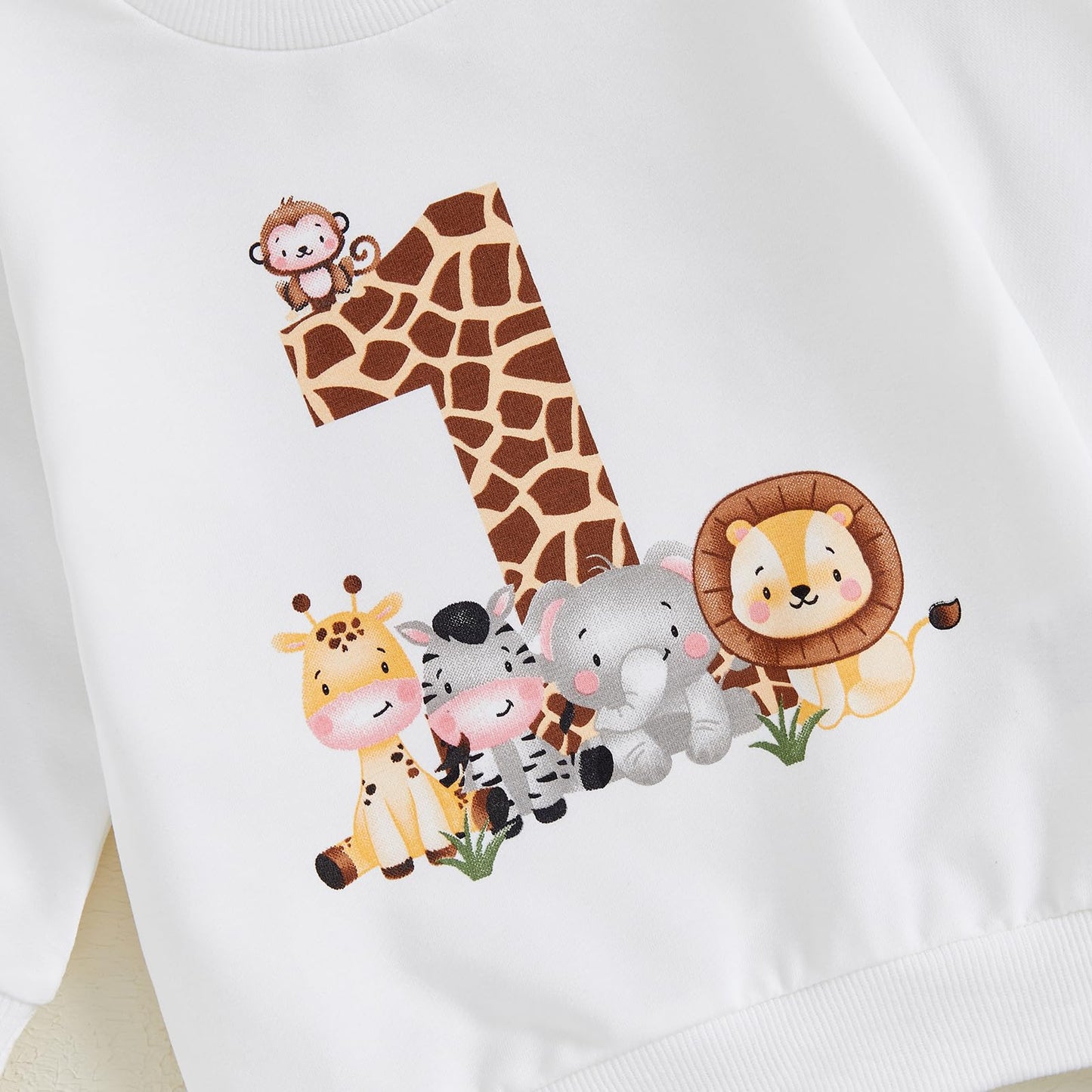 1. Jahr Geburtstag Outfit Baby Junge Kleidung Set Langarm Sweatshirt und Hose Kleidung Sets für Jungen
