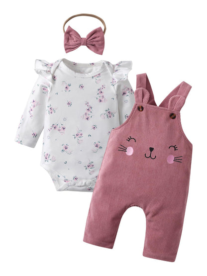 Baby Mädchen Kleidung Langarm Floral Tops + Strumpfhosen Süßes Outfit Set