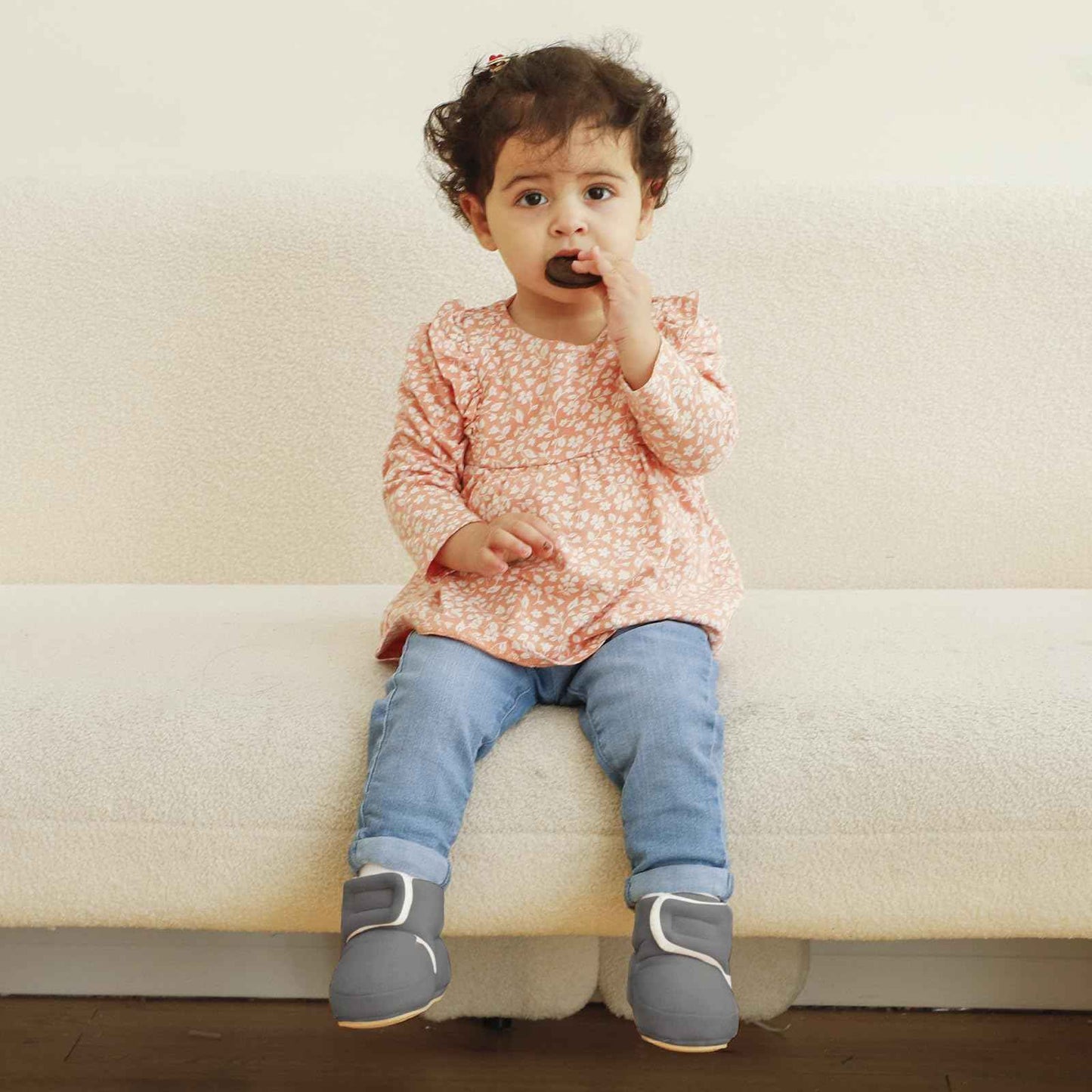 Unisex Baby Boys Girls Warm Winter Boots Rubber Sole Non-Slip Winter First Walking Shoes