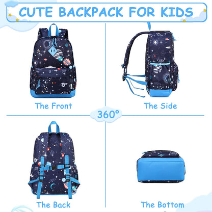 Rucksack für Mädchen, 4-6 Jahre, Schulrucksack mit Seitentaschen und Brustgurt, 127-Einhorn, one size, Niedlich
