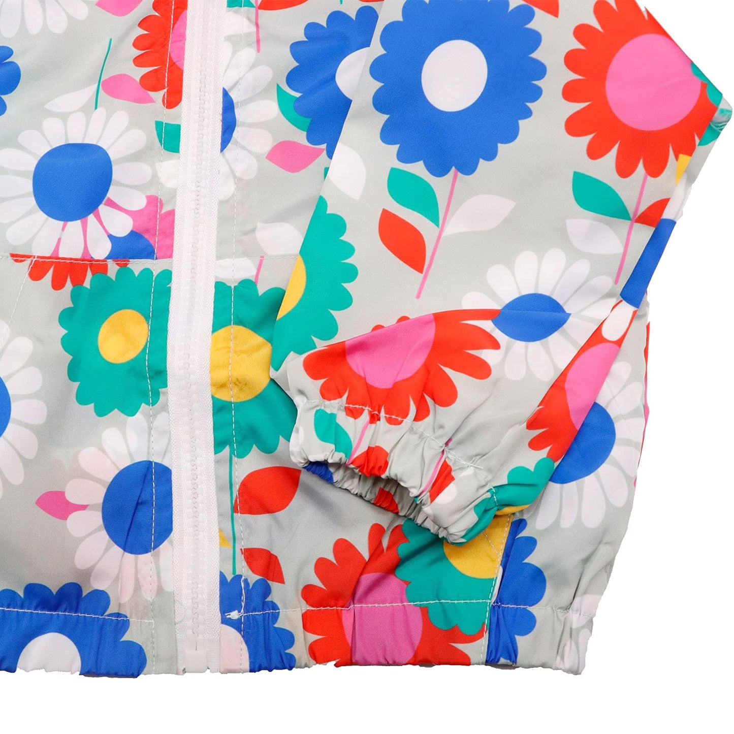 JinBei Jacken Mädchen Jacke Baby Kinder Kapuzen Sweatjacke Kapuzenjacke Cartoon Aufdruck Winddicht Mantel Windjacke Übergangsjack Frühling Herbst Outwear Softshelljacke Regenjacken 1-7 Jahre