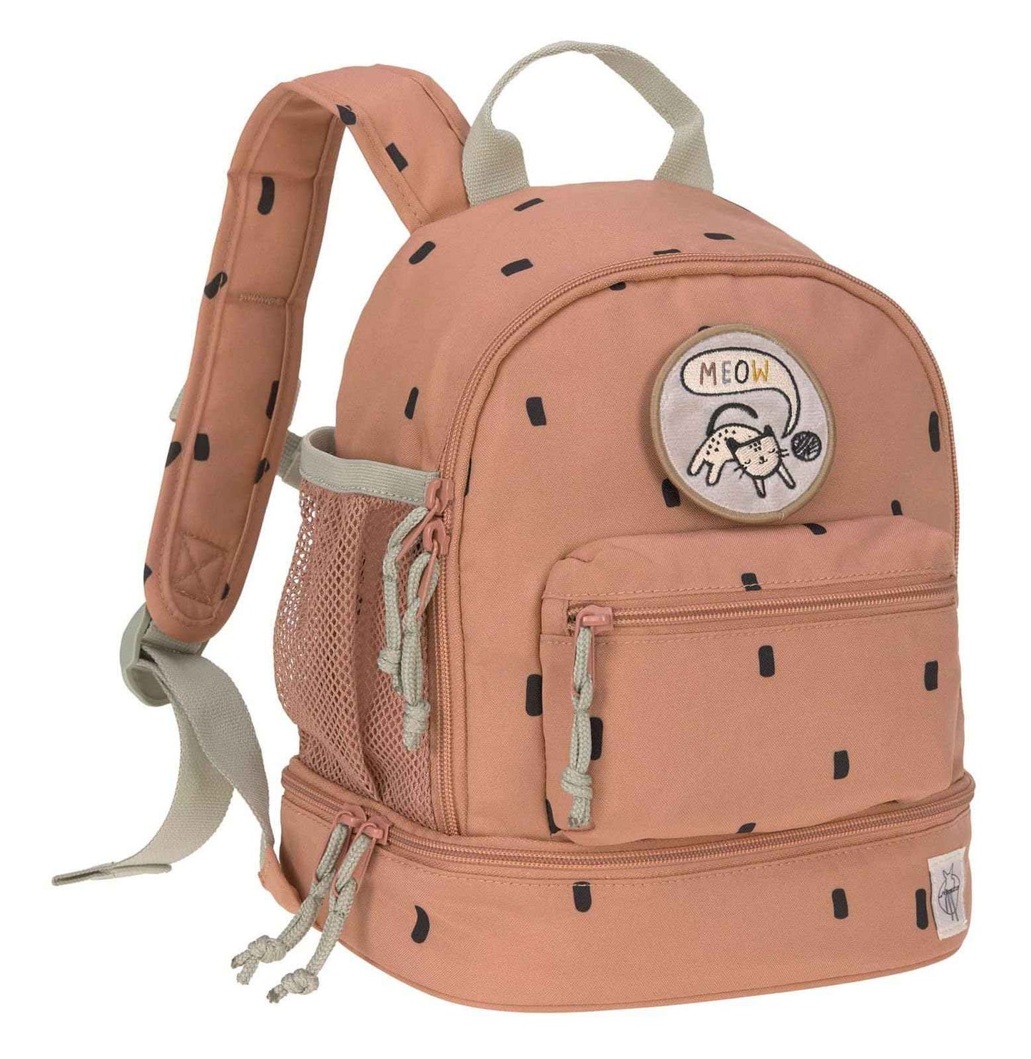 LÄSSIG Children's Backpack Nursery Bag with Chest Strap 6.5 L from 3 Years, Adventure Tractor, Kids Backpack