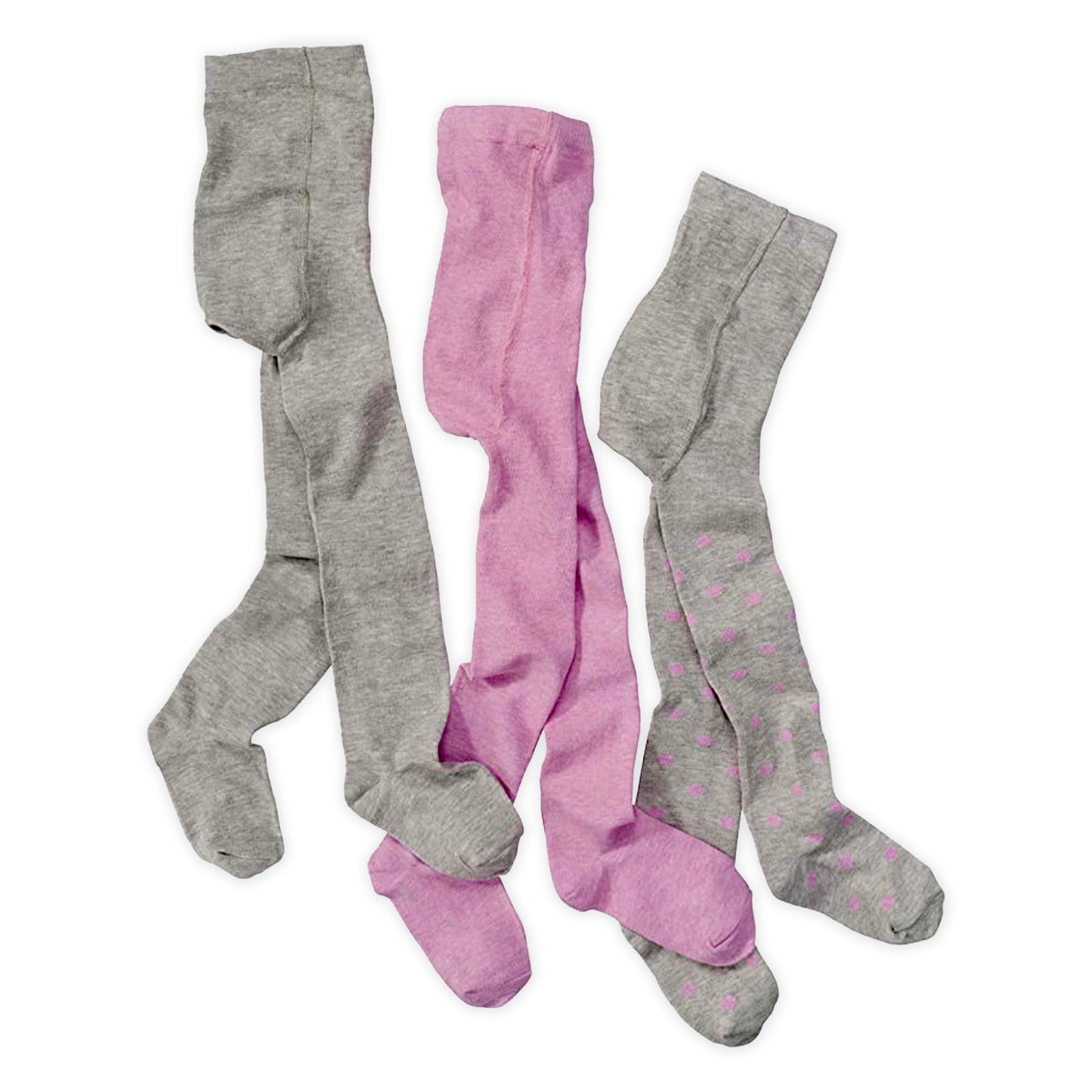 wellyou Children's Tights Girls & Boys - Set of 3 Baby Tights with Pattern - Colourful Cotton Tights Made of Oeko-Tex Certified Materials (Size 62-146)