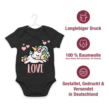 Baby Body Junge Mädchen - Partner - Valentinstag Einhorn