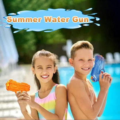 Wasserpistolen für Kinder, 2 Stück Wasserpistolen Set, Kunststoff Wasserspritzpistolen, Kindersprühpistole, Größe 17 x 13 cm, für Wasserschlachten im Freien, Sommer, Spielzeug, Pool, Party, Geschenk