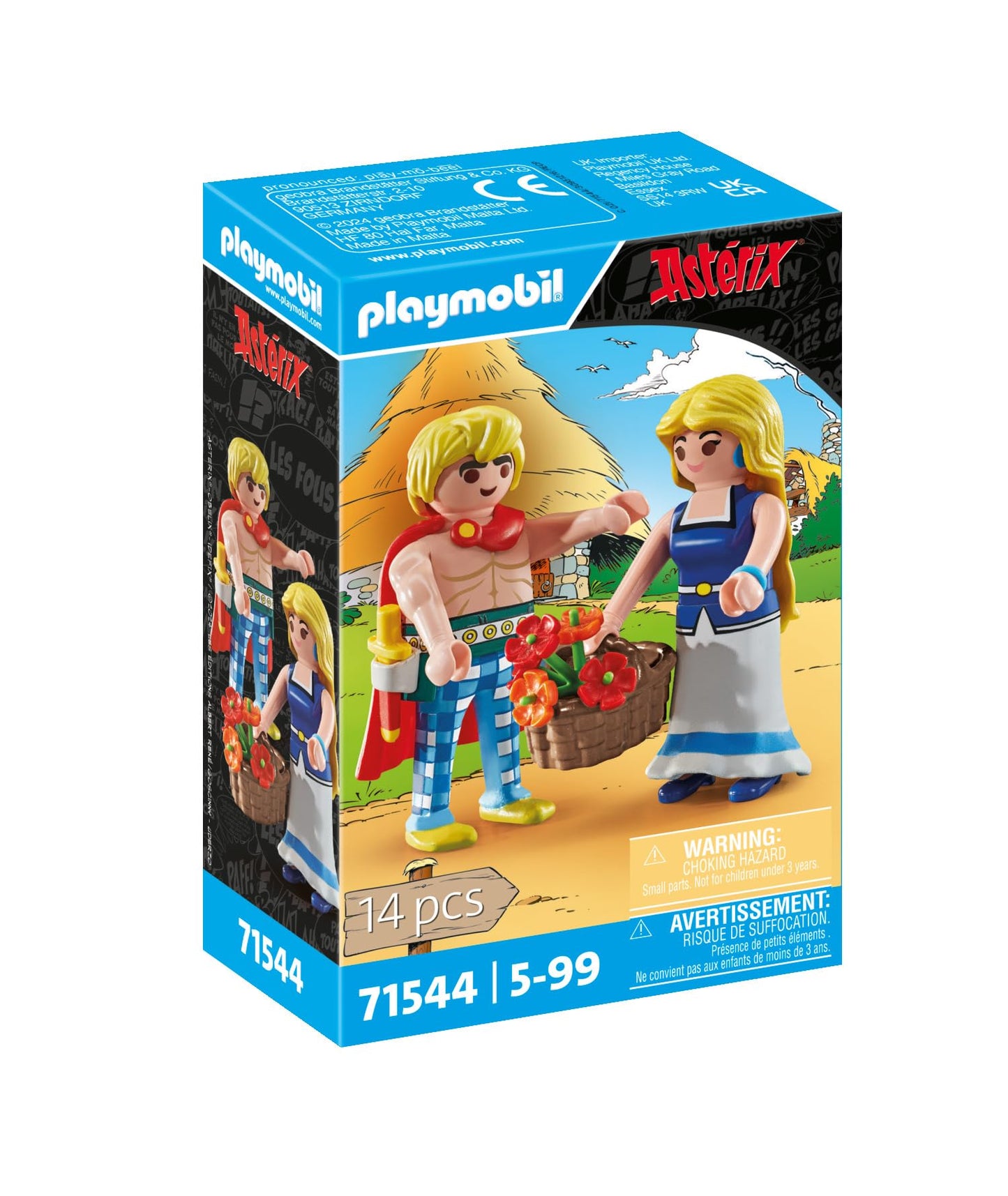 PLAYMOBIL Asterix 71542 Roman Camp, Exciting Conquest of the Camp by the Gauls, Includes Magic Potion for More Body Strength, Detailed Toy for Children from 5 Years