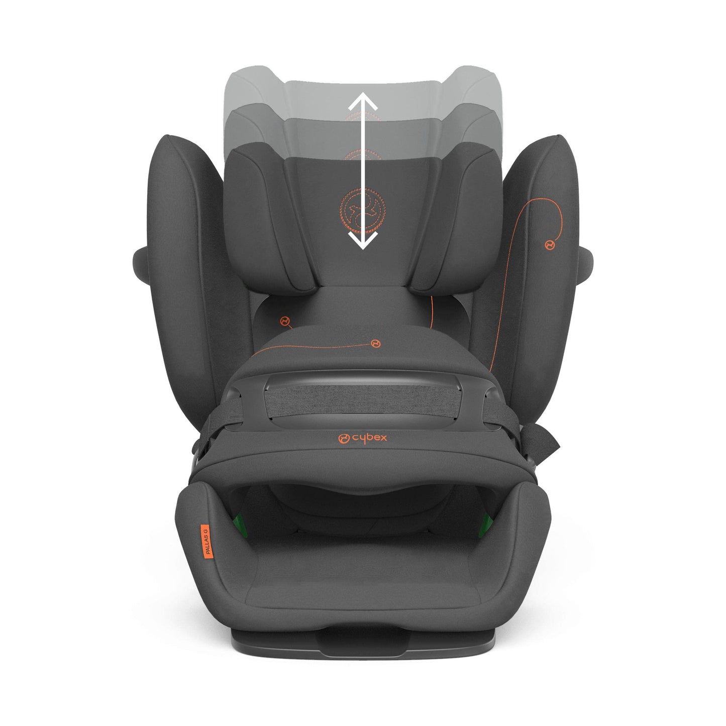 CYBEX Gold Kindersitz Pallas G i-Size, 76 - 150 cm, Ab ca. 15 Monate bis ca. 12 Jahre (ca. 9 bis 50 kg), Lava Grey