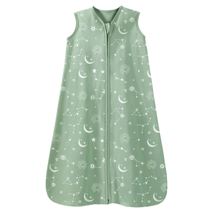 Unnivoll Baby Sleeping Bag, 1.5 Tog Baby Sleeping Bag, 0-6 Months, Pack of 2, Sleeping Bag, Winter, Autumn, 67 cm, for Boys and Girls, Newborns, Coffee