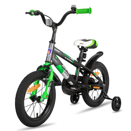 JOYSTAR Berry 12/14/16/20 Zoll Kinderfahrrad für 2-4 jährige Jungen & Mädchen, Jungenfahrrad mit Stützrädern,grün,rosa,weiß