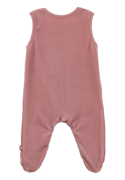 Sterntaler Strampler Set Emmi Girl - Baby Strampler aus Nicki mit Esel Emmi Girl Applikation - Langarm Shirt Jersey - Drucknöpfe im Schritt - bequemer Mädchen Zweiteiler ab Geburt