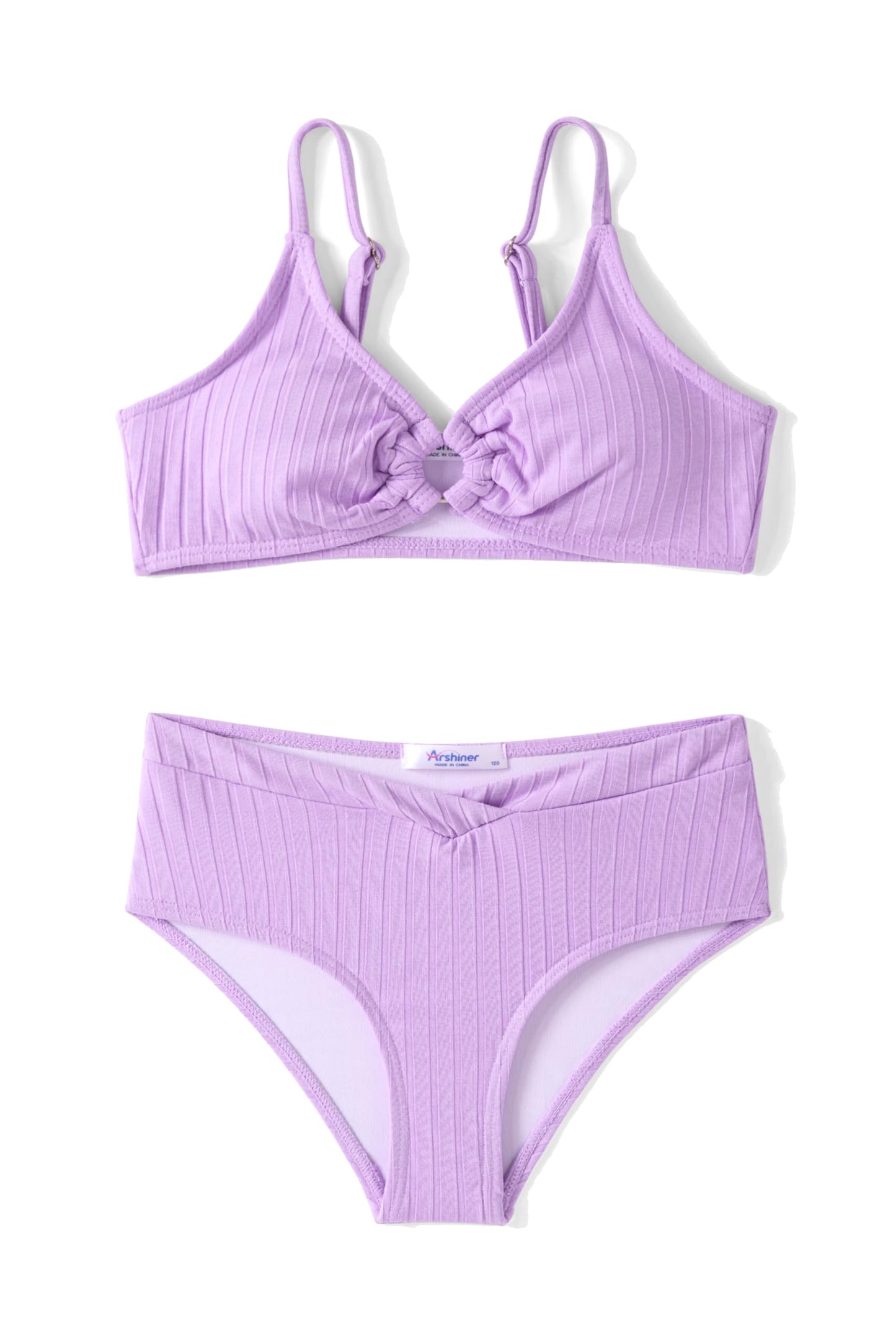 Arshiner Mädchen Bikini-Set Sommer Kinder Badeanzuge Zweiteiliger Mode Tankini Hautfreundlich Atmungsaktiv Bikinis für Mädchen 5-14 Jahre