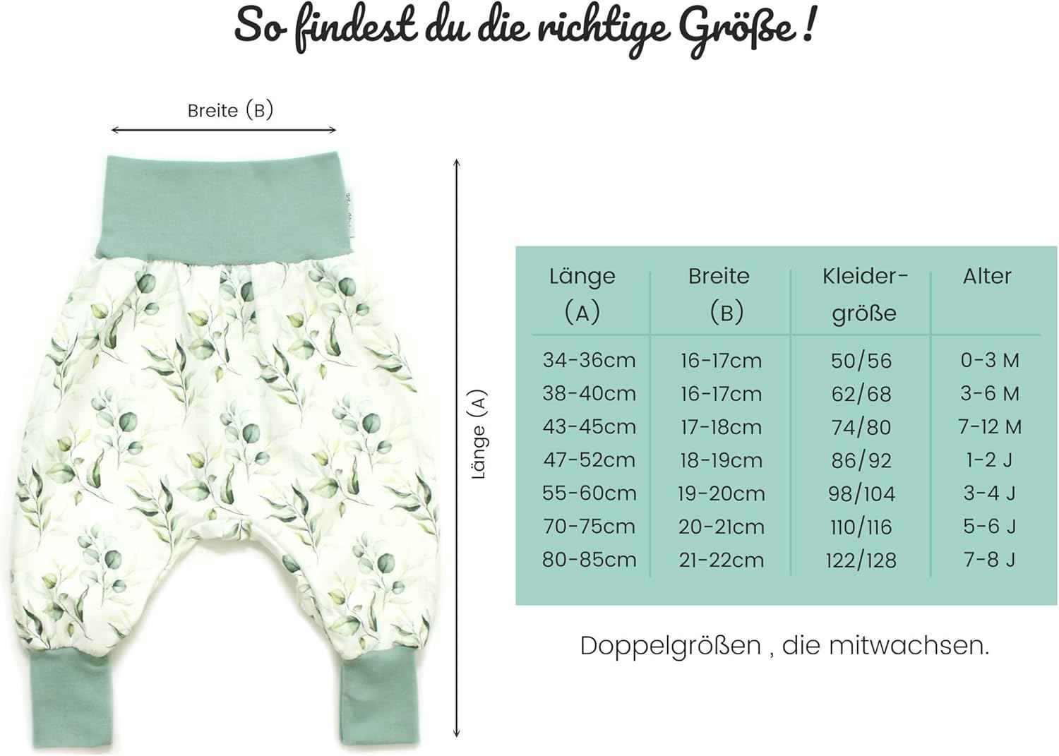 Kleine Könige Baby Girls' Baggy Trousers · Model Blackberry Pretty Blackberry Berry · Ökotex 100 Certified · Size 74/80