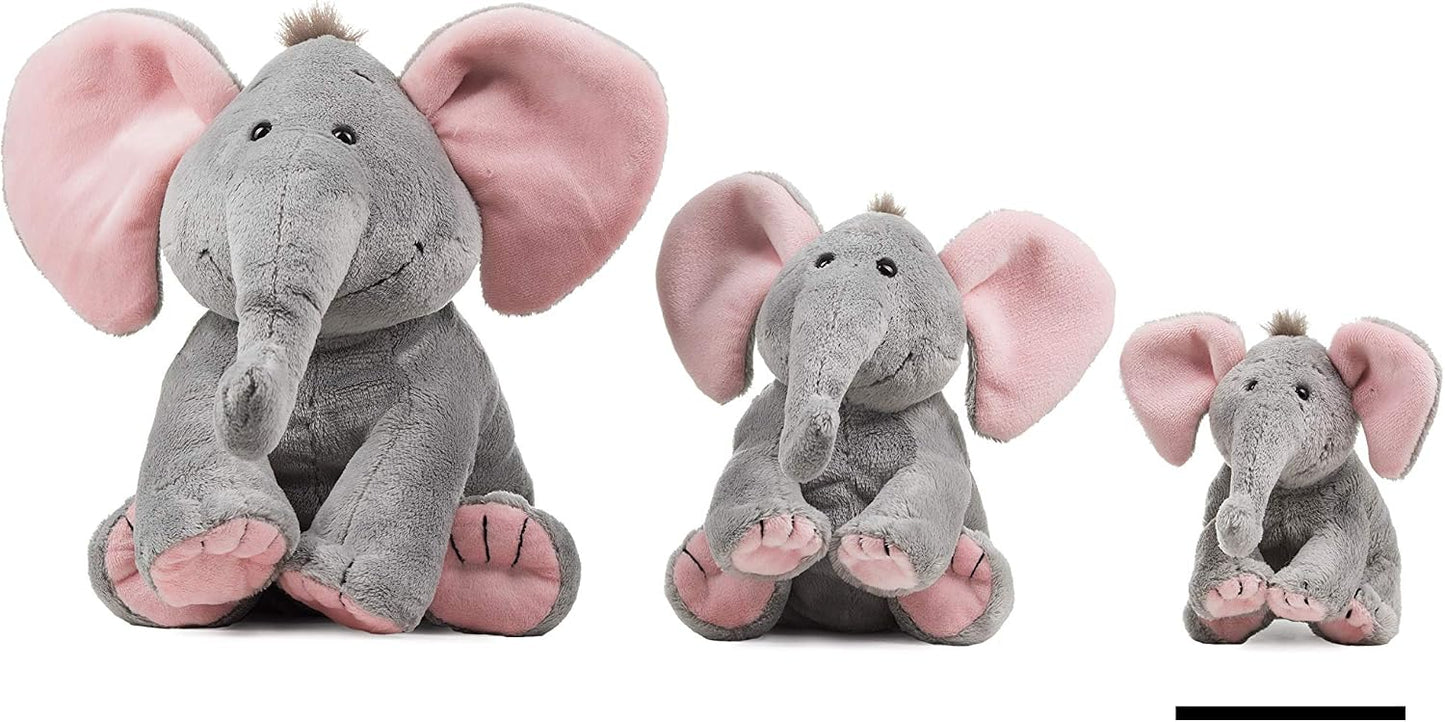 Plüsch Elefant BabySugar - Kuscheltier - Größe (XS) 13 cm | Extra weich - Waschbar bei 30 °C - DIN EN 71 geprüft - Ab Geburt geeignet - Hochwertige Verarbeitung