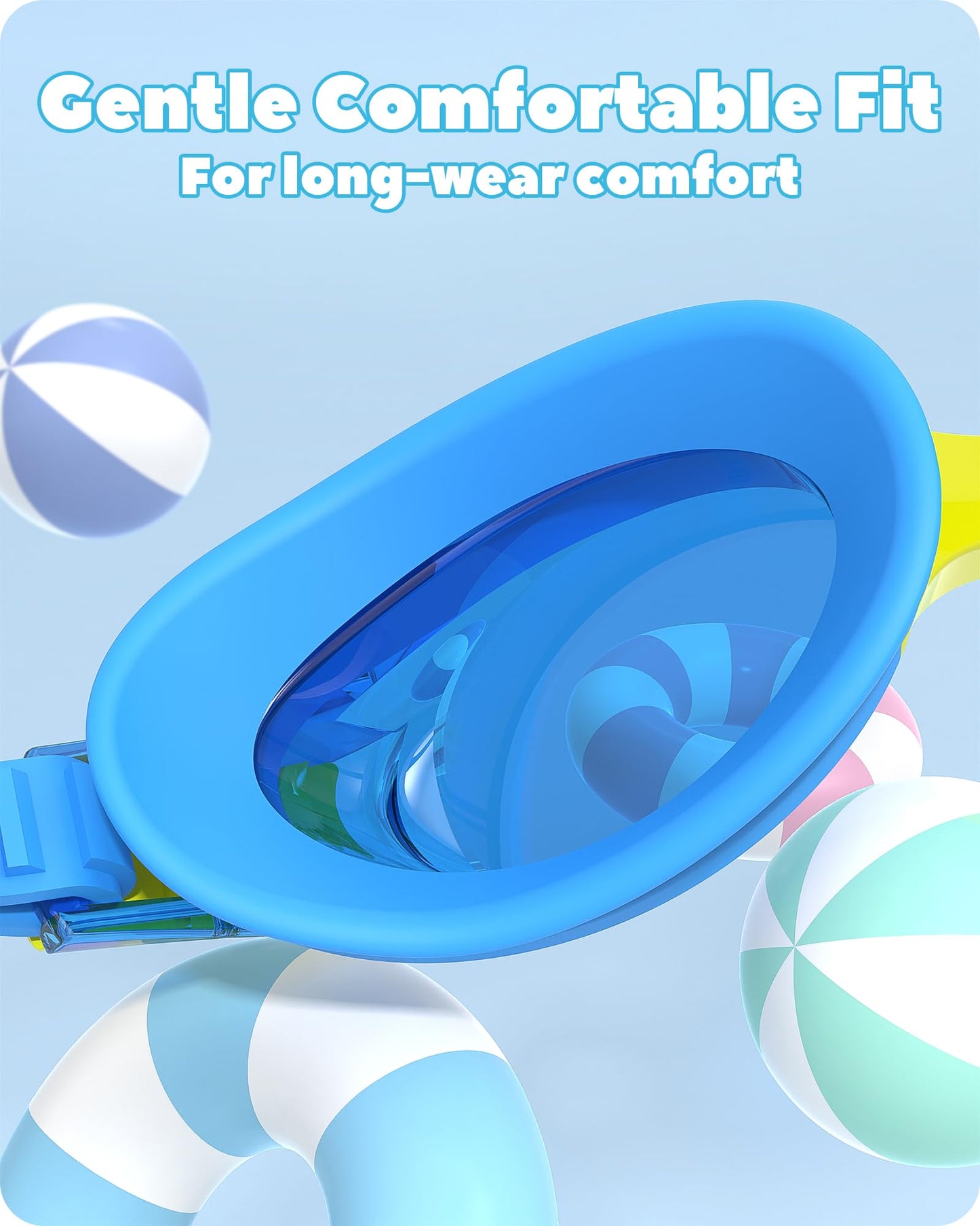 Findway Schwimmbrille Kinder,Schwimmbrille für Kinder Jungen Mädchen Junior, UV-Schutz Anti Nebel Kinder Schwimmbrille für Alter 3-12 Jahre