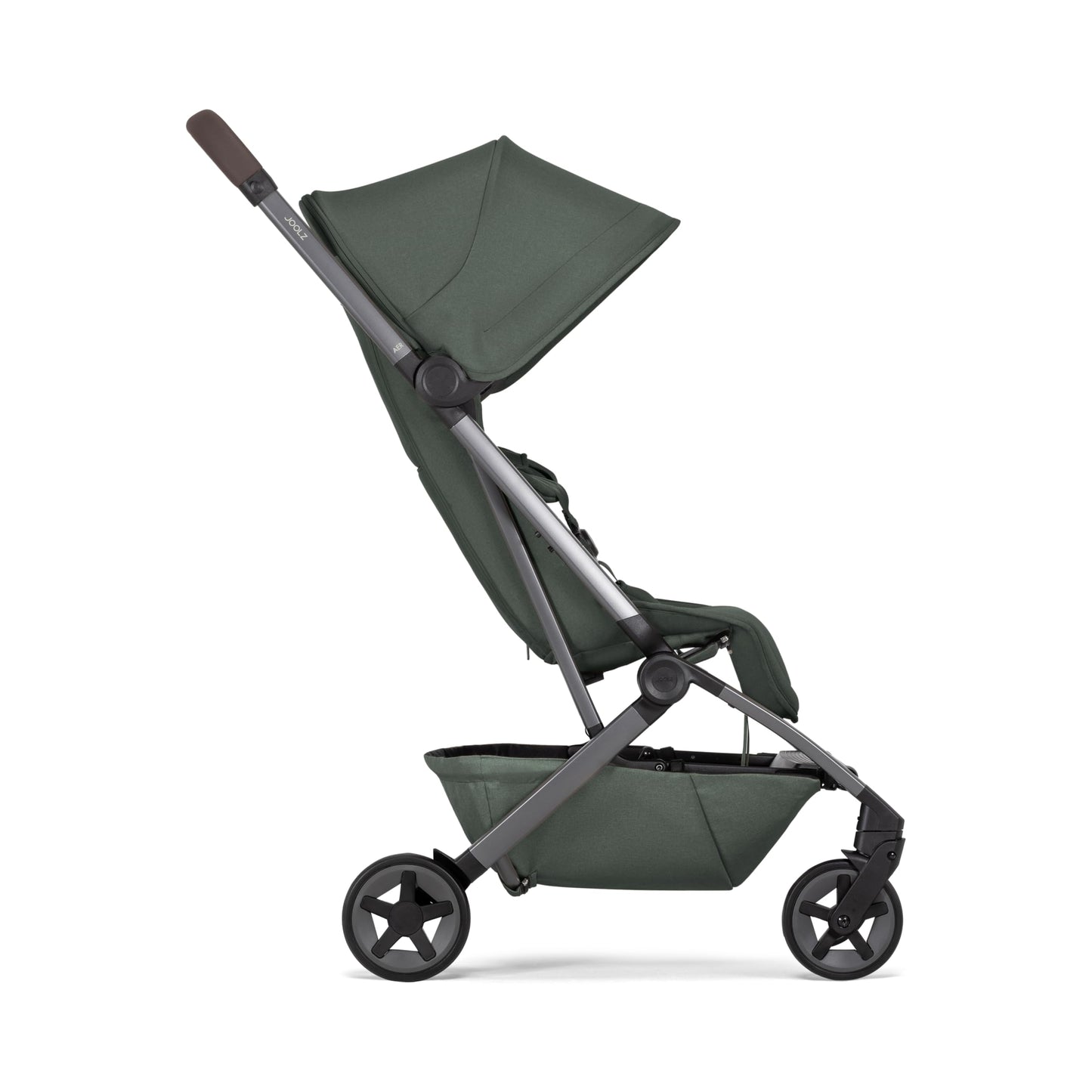 Joolz Aer2 Reise-Kinderwagen – Kompakter Reisebuggy für Babys und Kleinkinder, Einhand-Faltung, Liegefunktion & UPF 50+ Sonnendach, Flugzeug Handgepäck tauglich, ideal für Reisen (Space Black)