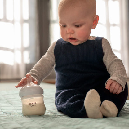 Philips Avent Babyflaschen Natural Response – 3x Babyflaschen, 260 ml, für Neugeborene ab 1 Monat, BPA-frei (Modell SCY903/03) - Meloni2