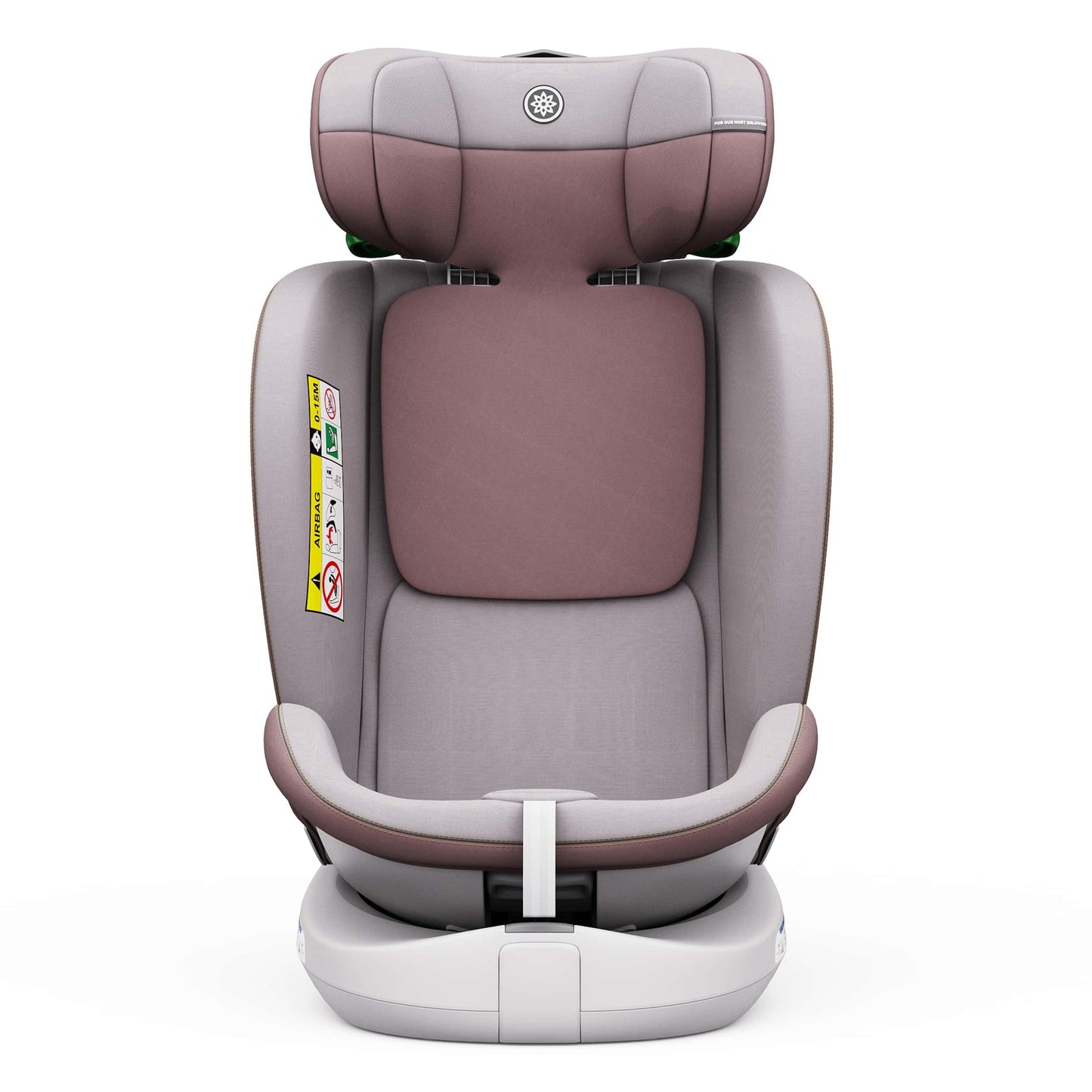 Daliya® Kindersitz ROTAZIONE | I-SIZE 40-150 cm | 8 Pos. | Isofix | (SIP) | Top Tether | 360° | 5 Punkt Gurt | Gruppe 0+ / I/II/III 0-36 KG | Neueste Zulassungs UN ECE Reg. 129 (Beige) - Meloni2