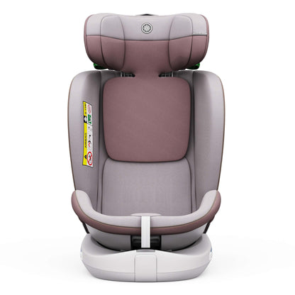 Daliya® Kindersitz ROTAZIONE | I-SIZE 40-150 cm | 8 Pos. | Isofix | (SIP) | Top Tether | 360° | 5 Punkt Gurt | Gruppe 0+ / I/II/III 0-36 KG | Neueste Zulassungs UN ECE Reg. 129 (Beige) - Meloni2