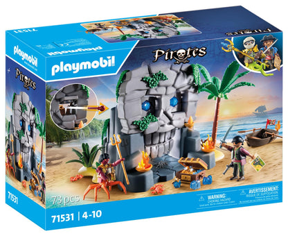 PLAYMOBIL | Pirates | Gefahr durch Riesenhai | Piratenspielzeug | Spielzeugfiguren | Spielzeug für Kinder ab 4 Jahren | 71793