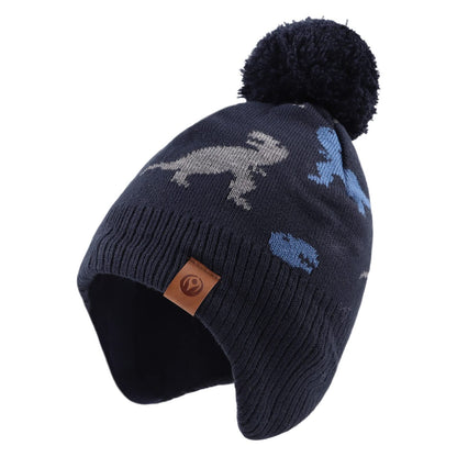 XIAOHAWANG Baby Strickmütze Winter Babymütze Junge Warme Kindermütze Junge Beanie Mütze Dicke Wintermütze für Herbst,Winter