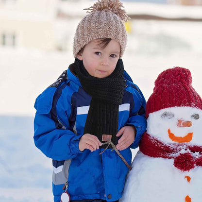 Children's scarf, children's scarf, girls, winter scarf, children's scarf, winter, knitted scarf, black/grey/rose, baby scarf, boy, loop scarf, children, neck warmer, scarf, children's tube scarf, for