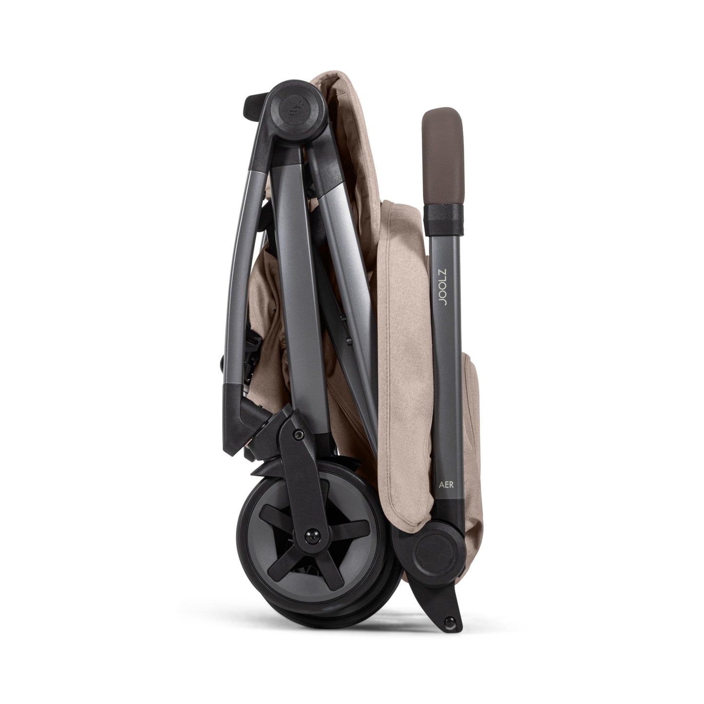 Joolz Aer2 Reise-Kinderwagen – Kompakter Reisebuggy für Babys und Kleinkinder, Einhand-Faltung, Liegefunktion & UPF 50+ Sonnendach, Flugzeug Handgepäck tauglich, ideal für Reisen (Space Black)