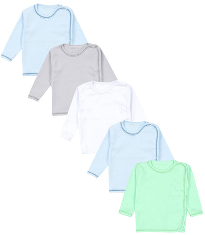 TupTam Unisex Baby Wickelshirt Langarm 5er Pack