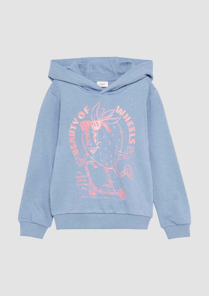 s.Oliver Junior Mädchen Kapuzen-Sweatshirt mit Frontprint
