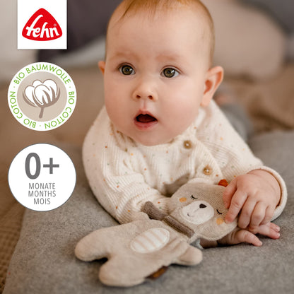 Fehn Knister Seestern – Activity Baby Raschel Spielzeug zum Greifen und Spielen - Activity-Rascheltier Babyspielzeug - Motorikspielzeug & Knisterspielzeug für Babys und Kleinkinder ab 0+ Monaten